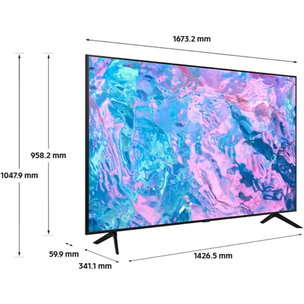 Samsung UE75CU7100KXXU UHD 4K HDR TV_dimen