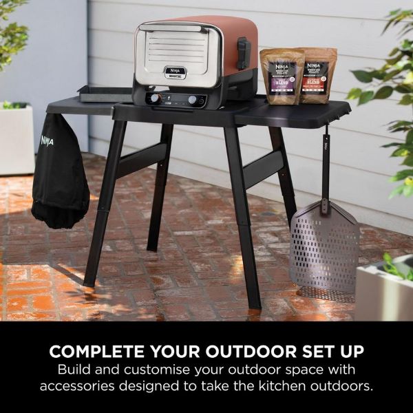 Ninja 4718J800EUUK Woodfire Universal Adjustable Stand & Side Table - Black_main