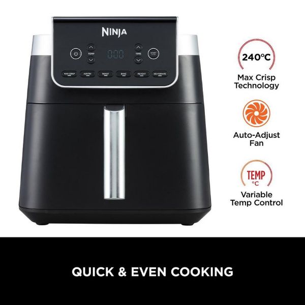 Ninja AF180UK MAX PRO Air Fryer 6.2L - Black_info