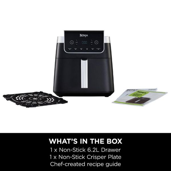 Ninja AF180UK MAX PRO Air Fryer 6.2L - Black_box