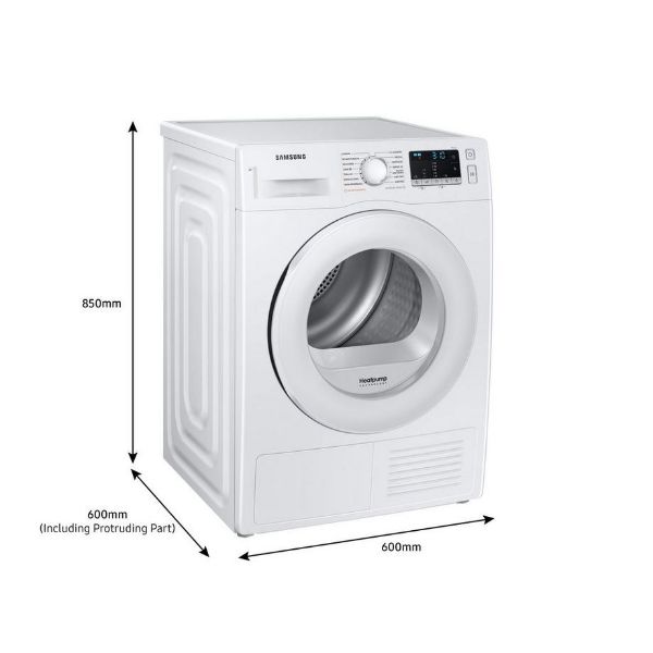 Samsung DV80TA020TE 8kg Heat Pump Tumble Dryer_dimen