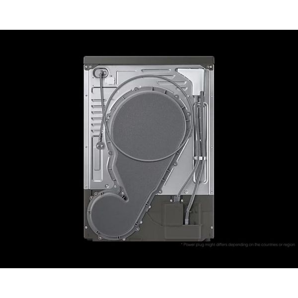 Samsung DV90TA040AN Series 5 9kg Heat Pump Tumble Dryer - Platinum Silver_back