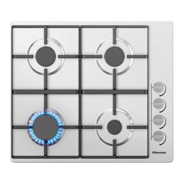 Hisense GM642XHS 60cm Gas Hob - Stainless Steel_main