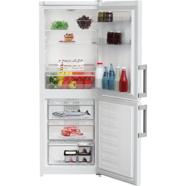 Blomberg KGM4524 54cm 50/50 Frost Free Fridge Freezer - White_open