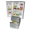 Hisense RF632N4WIE 70.4cm  American Style Fridge Freezer - Stainless Steel_open