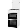 Picture of Indesit ID5G00KMW 50cm Freestanding Double Oven Gas Cooker in White - Discontinued