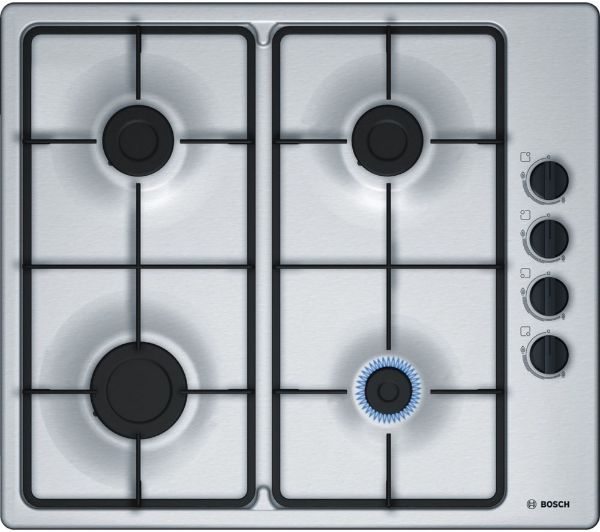 Picture of Bosch PBP6B5B60 Serie 2 60cm Gas Hob in Stainless Steel - Discontinued