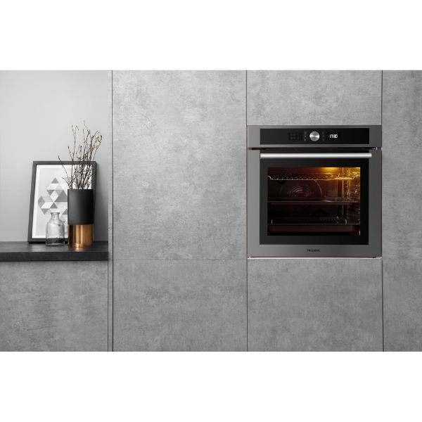 Picture of Hotpoint SI4854HIX Single Built-in Electric Oven in Stainless Steel - Discontinued