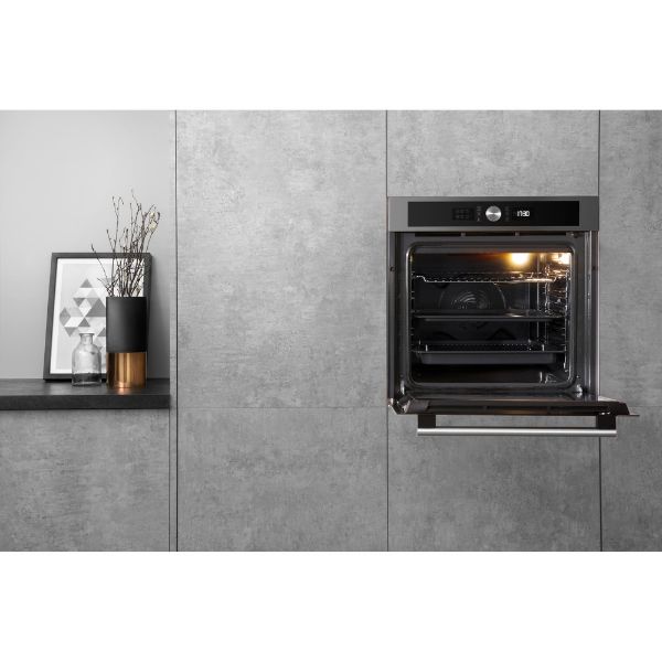 Picture of Hotpoint SI4854HIX Single Built-in Electric Oven in Stainless Steel - Discontinued