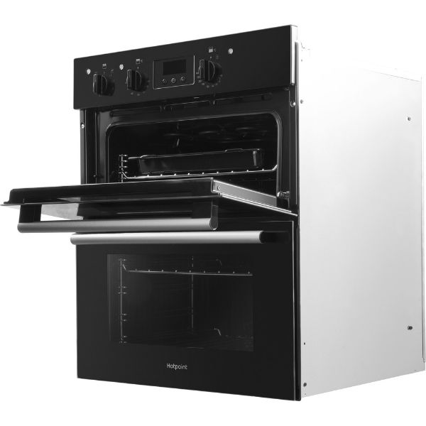 Picture of Hotpoint DU2540BL Integrated Double Oven in Black - Discontinued