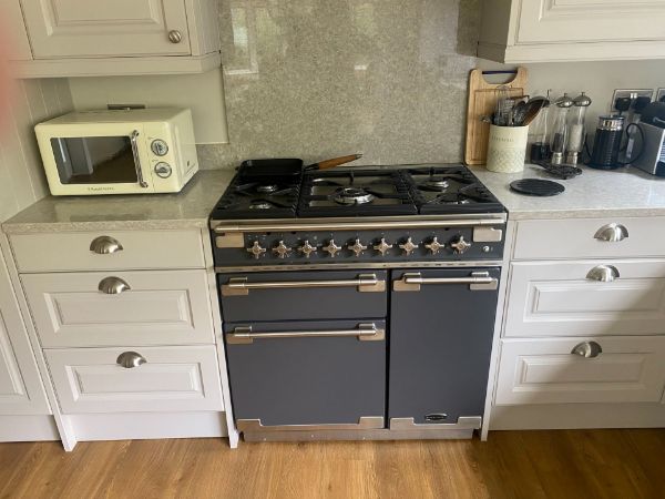Rangemaster 108470 Elise 90 Dual Fuel Range Cooker in Slate_view from above