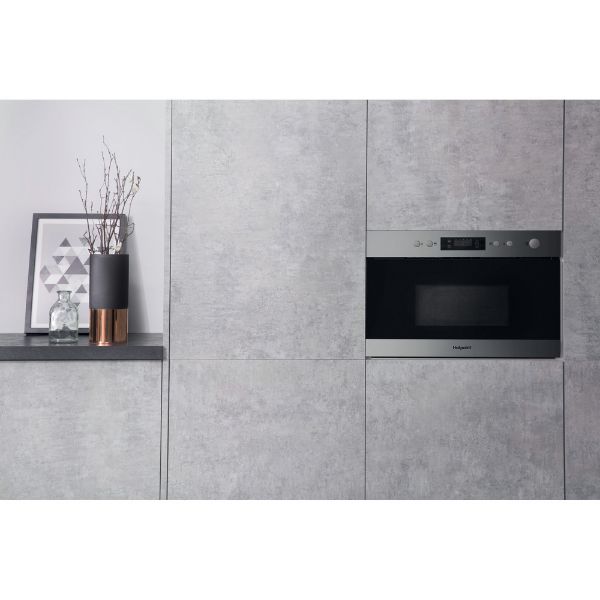 Picture of Hotpoint MN314IXH Built-in Microwave in Stainless Steel