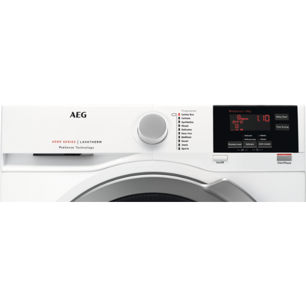 Picture of AEG T6DBG822N 6000 Series Condenser Tumble Dryer with Prosense 