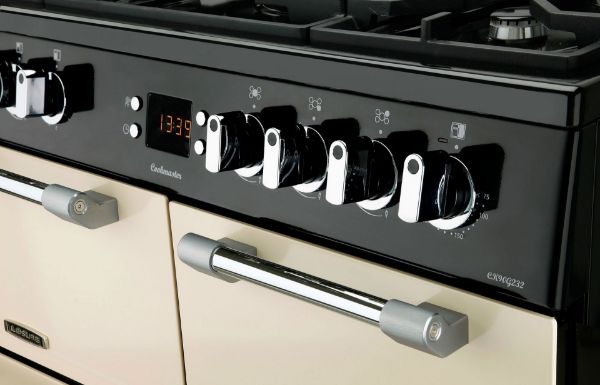 Picture of Leisure CK90G232C Cookmaster 90cm Gas Range Cooker with Two Ovens in Cream