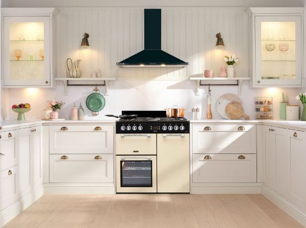 Picture of Leisure CK90G232C Cookmaster 90cm Gas Range Cooker with Two Ovens in Cream