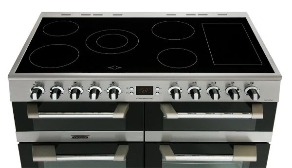 Picture of Leisure CS100C510X Cuisinemaster 100cm Electric Range Cooker with Three Ovens in Stainless Steel
