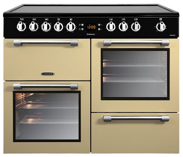 Picture of Leisure CK100C210C Cookmaster 100cm Electric Range Cooker with Five Ceramic Zones in Cream-Discontinued
