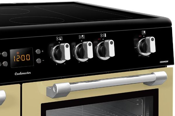 Picture of Leisure CK100C210C Cookmaster 100cm Electric Range Cooker with Five Ceramic Zones in Cream-Discontinued