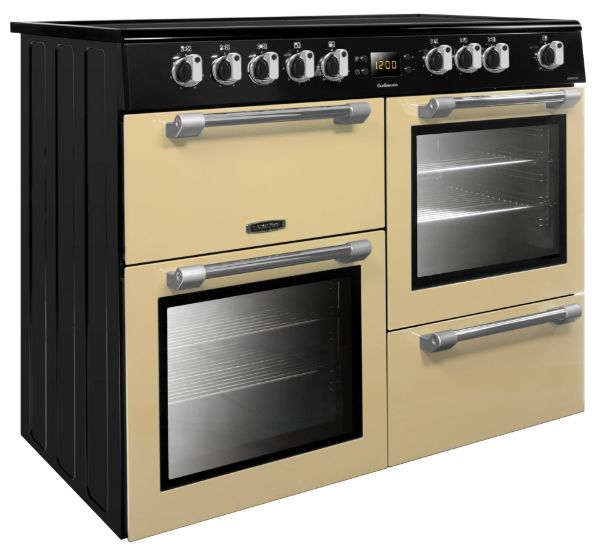 Picture of Leisure CK100C210C Cookmaster 100cm Electric Range Cooker with Five Ceramic Zones in Cream-Discontinued