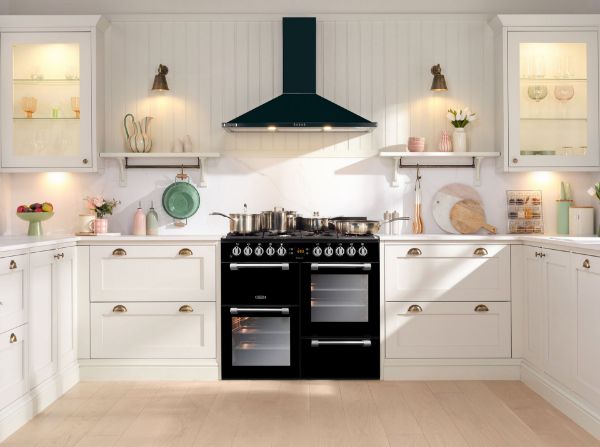 Picture of Leisure CK100G232K Cookmaster 100cm Gas Range Cooker with Seven Gas Burners in Black