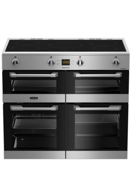 Picture of Leisure CS100D510X Cuisinemaster 100cm Induction Range Cooker with Three Ovens in Stainless Steel