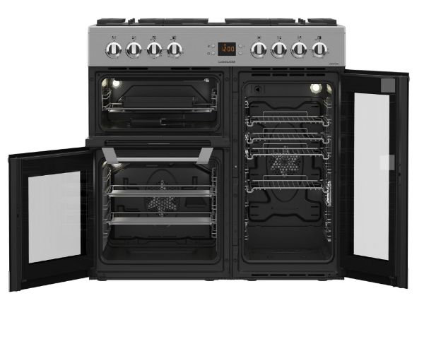 Picture of Leisure CS90F530X Cuisinemaster 90cm Dual Fuel Range Cooker with Three Ovens in Stainless Steel