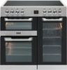 Picture of Leisure CS90C530X 90cm Cuisinemaster Electric Range Cooker with Three Ovens in Stainless Steel - Discontinued