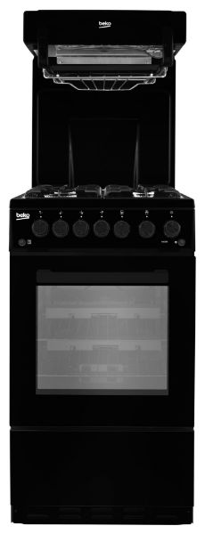 Picture of Beko KA52NEK Freestanding 50cm Single Oven Gas Cooker in Black-Discontinued