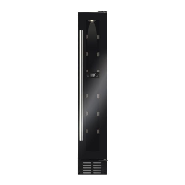 Picture of CDA FWC153BL Freestanding/Under Counter Slimline Wine Cooler-Discontinued