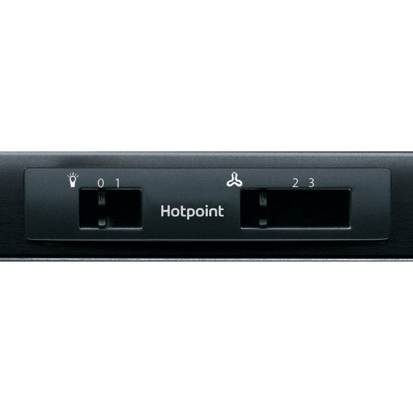 Hotpoint PSLMO65FLSK Visor Cooker Hood in Black