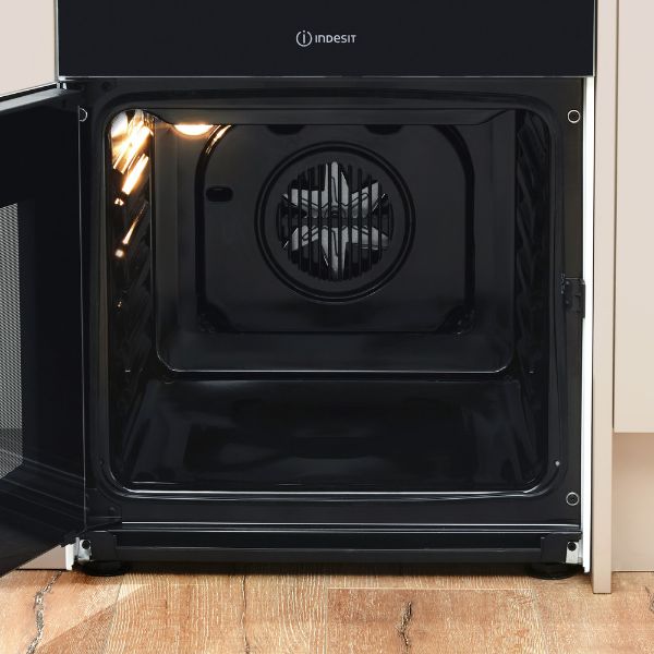 Picture of Indesit ID5V92KMW 50cm Electric Freestanding Double Cooker