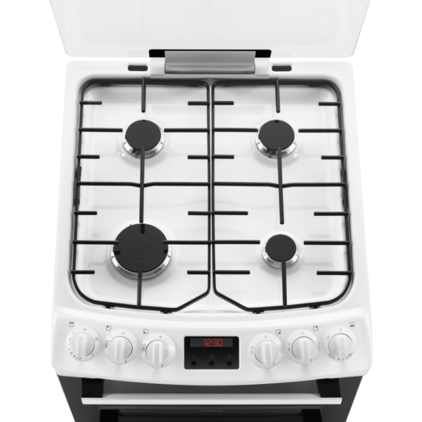Picture of Zanussi ZCG43250WA 55cm Gas Cooker with Electric Grill