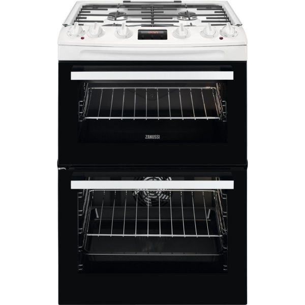 Picture of Zanussi ZCK66350WA Electric Cooker with Gas Hob