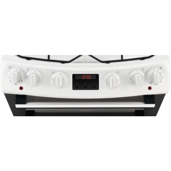 Picture of Zanussi ZCK66350WA Electric Cooker with Gas Hob
