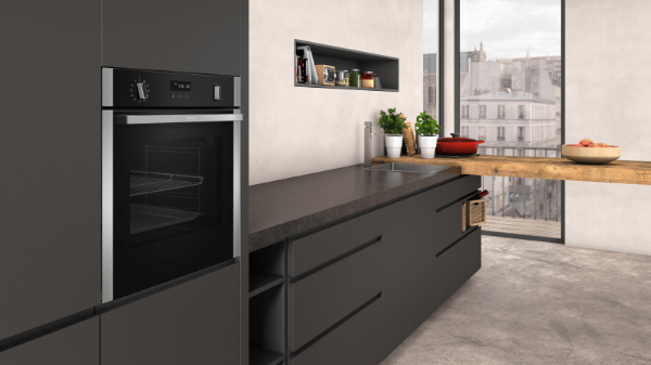 Picture of Neff B2ACH7HH0B N50 Built In Single Electric Oven with Pyrolytic Cleaning in Stainless Steel - Discontinued