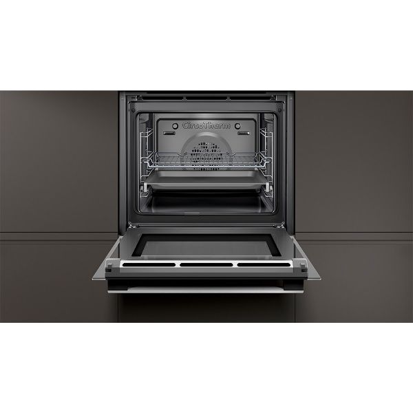 Picture of Neff B2ACH7HH0B N50 Built In Single Electric Oven with Pyrolytic Cleaning in Stainless Steel - Discontinued