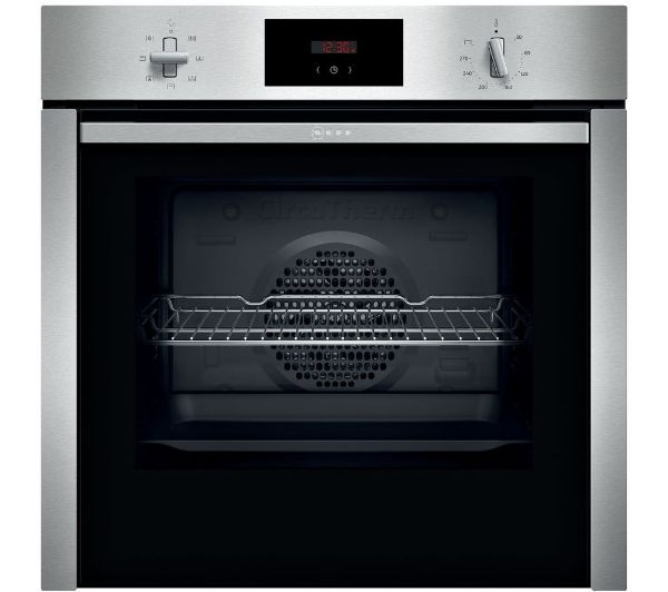 Picture of Neff B3CCC0AN0B Built In Single Electric Oven with Slide&Hide® in Stainless Steel - Discontinued