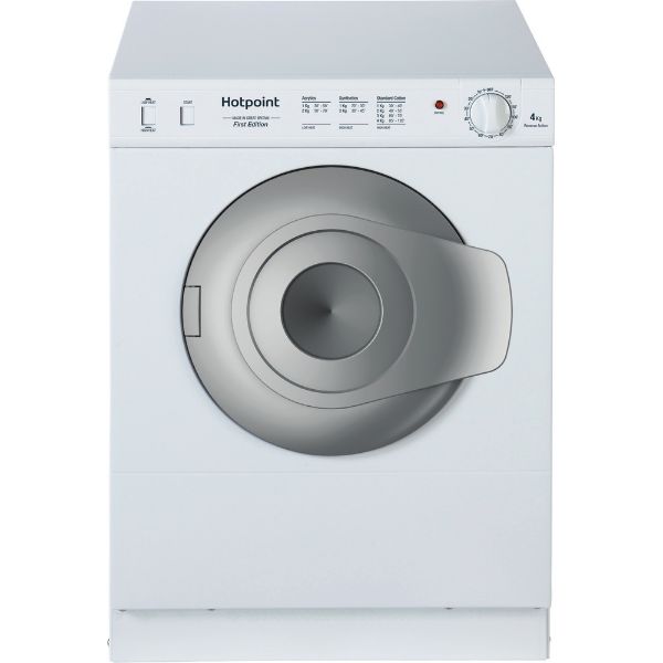 Picture of Hotpoint NV4D01P 4kg Vented Compact Tumble Dryer in White - Discontinued