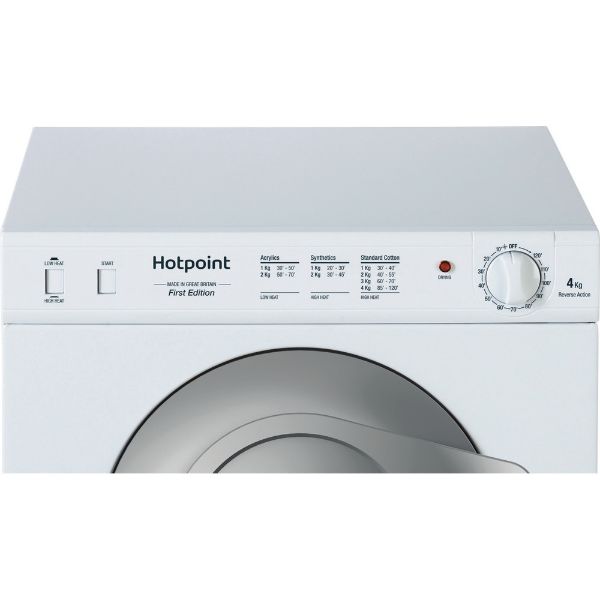 Picture of Hotpoint NV4D01P 4kg Vented Compact Tumble Dryer in White - Discontinued