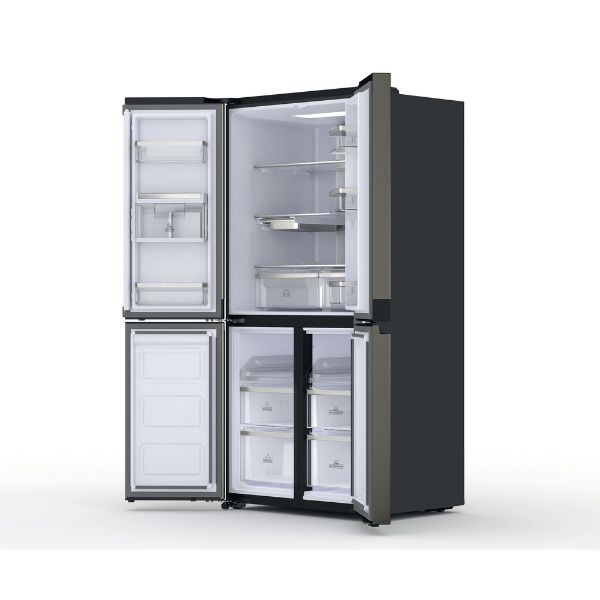 Picture of Hotpoint HQ9U1BL Active 4 Door Fridge Freezer in Black Stainless Steel-Discontinued