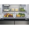 Picture of Hotpoint HQ9U1BL Active 4 Door Fridge Freezer in Black Stainless Steel-Discontinued