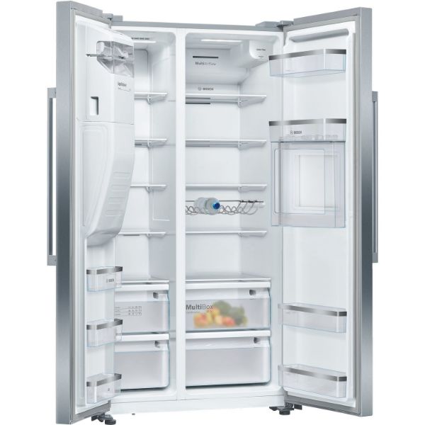 Picture of Neff KA3923IE0G N 70 American Style Fridge Freezer in Inox-easyclean