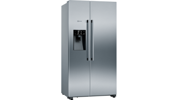 Picture of Neff KA3923IE0G N 70 American Style Fridge Freezer in Inox-easyclean