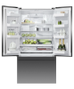 Picture of Fisher and Paykel RF540ADUB6 90cm French Door Fridge Freezer in Black with Ice and Water-Discontinued