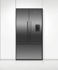 Picture of Fisher and Paykel RF540ADUB6 90cm French Door Fridge Freezer in Black with Ice and Water-Discontinued