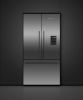 Picture of Fisher and Paykel RF540ADUB6 90cm French Door Fridge Freezer in Black with Ice and Water-Discontinued