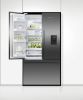 Picture of Fisher and Paykel RF540ADUB6 90cm French Door Fridge Freezer in Black with Ice and Water-Discontinued