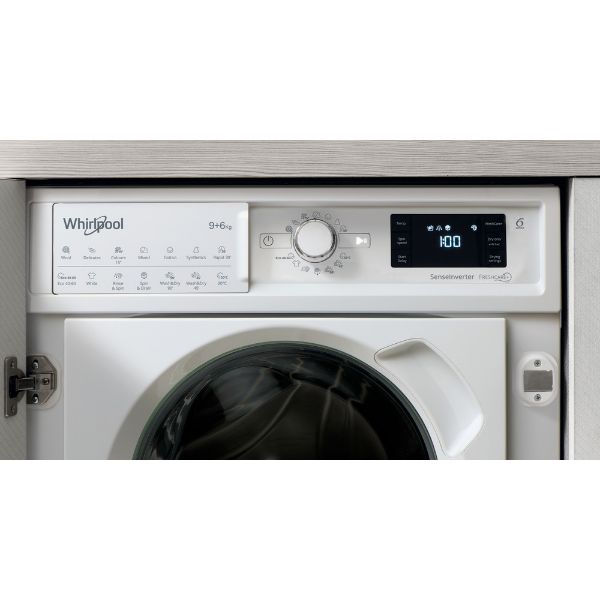 Picture of Whirlpool BIWDWG961484 Integrated 9kg Wash 6kg Dry Washer Dryer