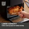 Picture of Tower T17038 Vortx 2000W 11L 5-in-1 Manual Air Fryer Oven with Rotisserie in Black