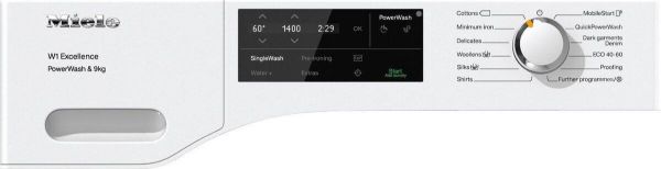 Picture of Miele WEG365 PWash + 9kg W1 Front-loading Washing Machine with QuickPowerWash